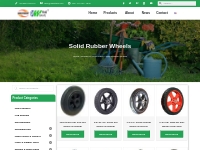 Solid Rubber Wheels  - Bestway- Material Handling Equipements and whee
