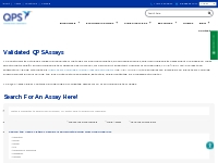 QPS Assay Finder - QPS Custom-Built Research Services