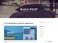 PTT Compatible Devices (Android) | QR-PTT