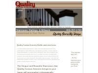 Quality Custom: New Stairs & Custom Woodwork