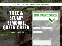 Tree   Stump Removal, Queen Creek, Arizona