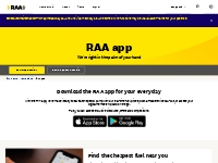 RAA app – Download for iOS or Android today | RAA