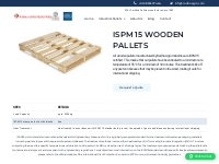 ISPM 15 Wooden Pallets - Radha Agro