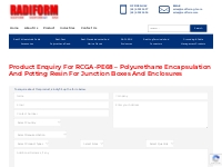 Product Enquiry for RCGA-PE68 - Polyurethane Encapsulation and Potting