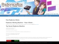 How Radionics Works - RadionicsBox