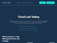 WebLoad s Cloud Load Testing - Maximizing Performance | Radview - Radv