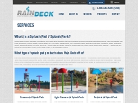 What is a Splash Pad or Splash Pad Park | Rain Deck Services