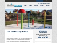 Light Commercial Splash Pad Water Parks | Rain Deck