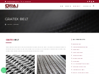 Conveyor Handling Gratex Belt Manufacturer in India | Raj Mesh Belts
