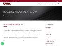 Roller   Attachment Chain Manufacturer in India | Raj Mesh Belt