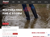 Rapid Response - Fire Restoration - Flood Damage - Fire and Water Dama