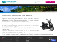 Rarotonga Scooter Hire Cook Islands Scooter Rental Services Rarotonga 