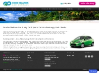 Sports Car Hire Rarotonga Airport Family Car Rental Cook Islands Small