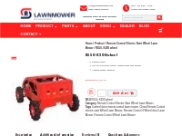 Wheeled Remote Control Lawn Mower | Rclawnmowers.com