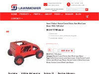 Wheeled remote control mower for sale | Rclawnmowers.com