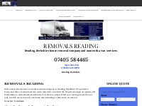 Reading Removals Company - RG Man and Van, House Removals