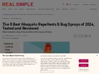 The 8 Best Mosquito Repellents of 2024, Tested   Reviewed