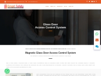Glass Door Lock System | Magnetic Door Access control Delhi, Noida