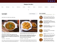 Sabzi - Veg Indian curry recipes from all over India