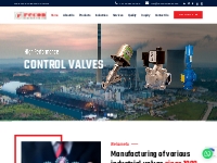 Industrial Valve Manufacturer Ahmedabad, India | Recon Control Valves