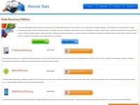 Data recovery utilities recover lost or deleted data from different ty