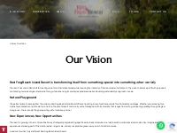 Our Vision - RED FROG PROPERTY