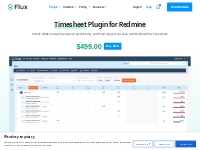 Timesheet Redmine plugin - Developed by Redmineflux