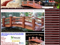 Garden Bridges Worlds Best in Design and Craftsmanship,  Redwood Garde