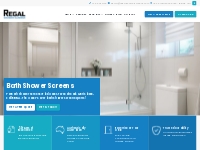 Bath Shower Screens - REGAL Shower Screens