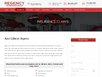 Insurance claim - Regency auto repairs
