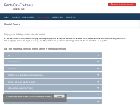 Car Hire Policy | Car Rental Insurance | Autovermietung AGB Kreta | Cr
