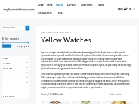 Best Yellow Replica Watches With Unbeatable Style And Quality