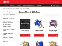 Custom Hose   Cable Reels Australia - Retra