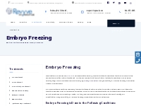Best Embryo Freezing Centre In Faridabad | Embryo Freezing Process