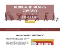 Rexburg, ID Moving Company - Moving Company in Rexburg ID