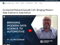 Connected Podcast Episode 119: Bringing Modern Data Science to Automot