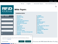 White Papers - RFID JOURNAL