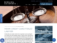 Miami Credit Card Fraud Lawyer