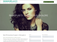 Rhinoplasty Nose Job Surgery in Bangalore - Best Rhinoplasty Nose Resh