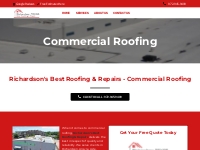 Commercial Roofing - Richardson s Best Roofing   Repairs