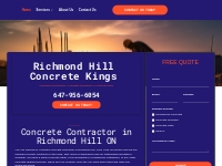      Concrete Company | Concrete Construction | Richmond Hill ON