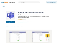 RingCentral embedded dialer integration for Microsoft Teams | RingCent
