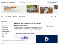 Getting the most out of Microsoft and RingCentral for RingCentral | Ri