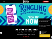 Sign Up for Ringling Texts! - Ringling Bros. and Barnum   Bailey