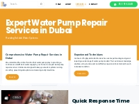 Water Pump Repair Dubai: Expert Services for Reliable Water Systems | 