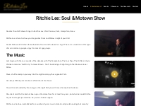 Soul   Motown Singer | Ritchie Lee Entertainment Sussex