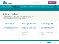 Customer feedback | Complaints | Riverside Housing