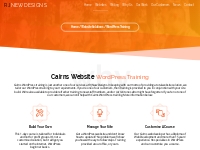 Cairns Website WordPress Training - RJ New Designs - (07) 4041 0776
