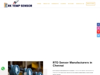 RTD Sensor Manufacturers in Chennai | R.K.Temp Sensor