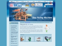 R.M. Panchal : paper folding and Disc Ruling Machine mfg